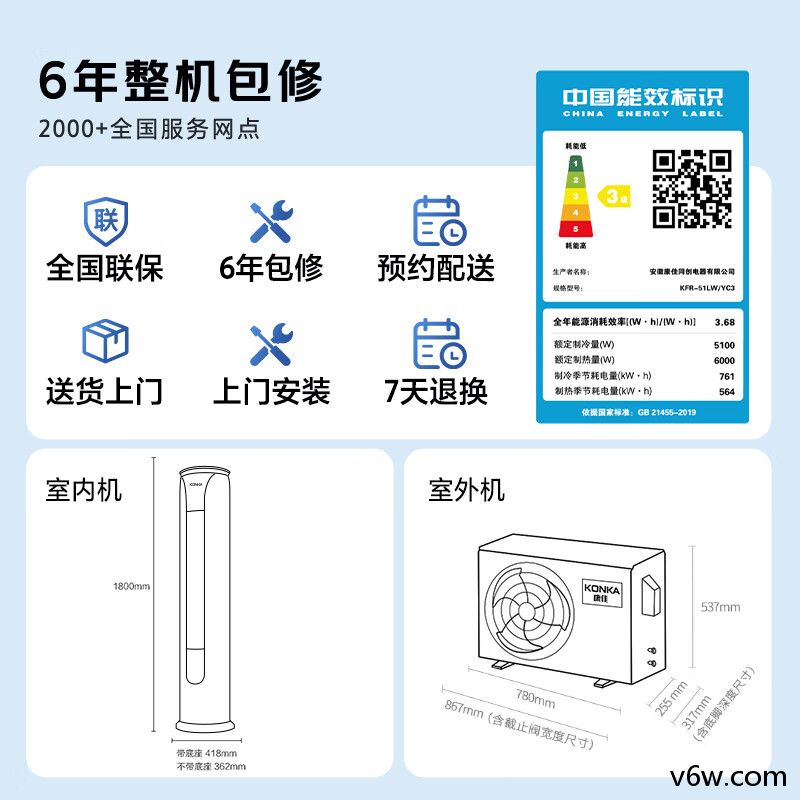 华凌KFR-72LW/N8HK1空调图片