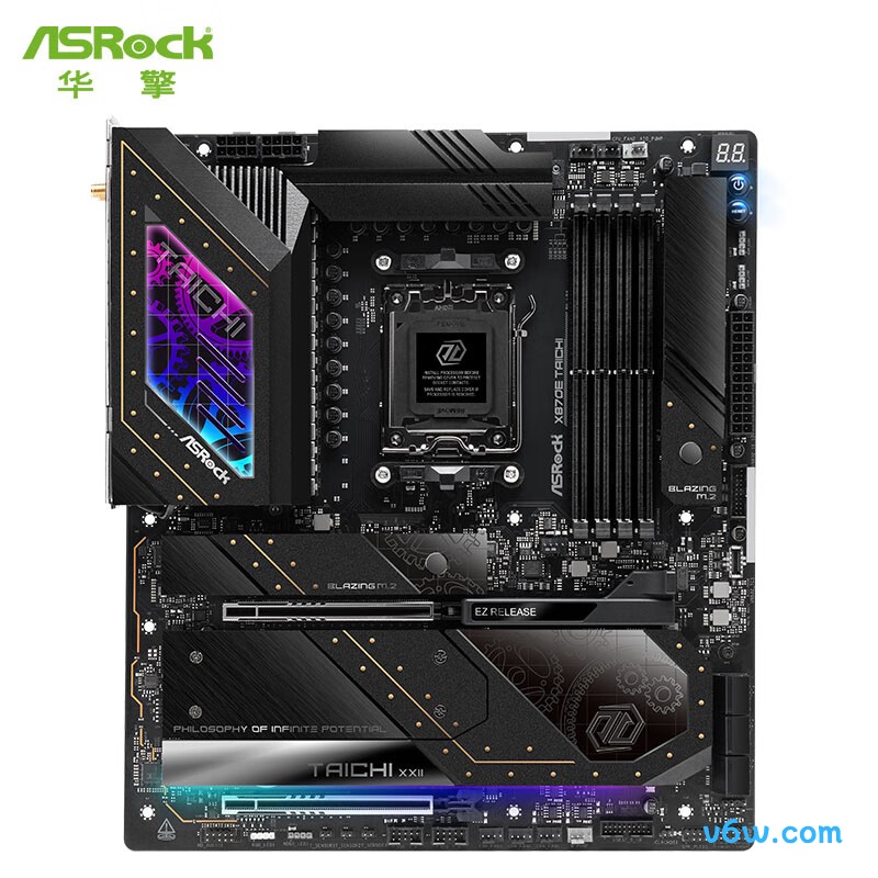 华擎X870E TaiChi主板图片