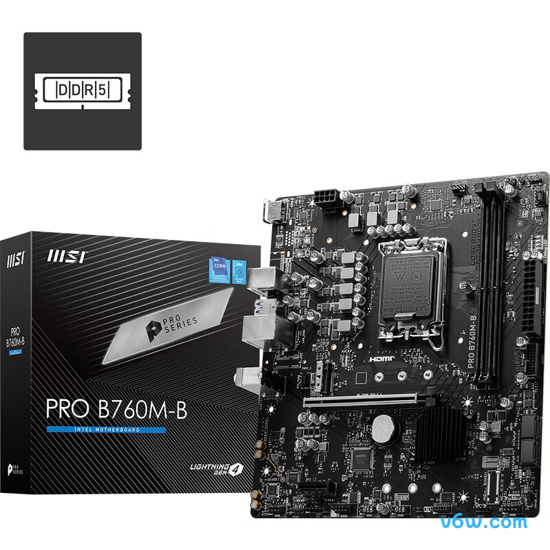 微星PRO B760M-B DDR5