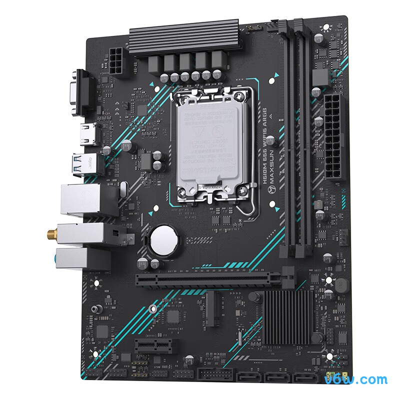 铭瑄MS- H610M 666 WiFi6 ARGB