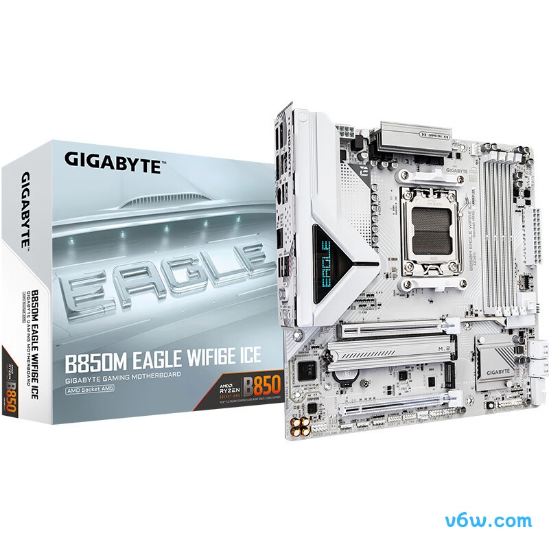 技嘉B850M EAGLE WIFI6E ICE