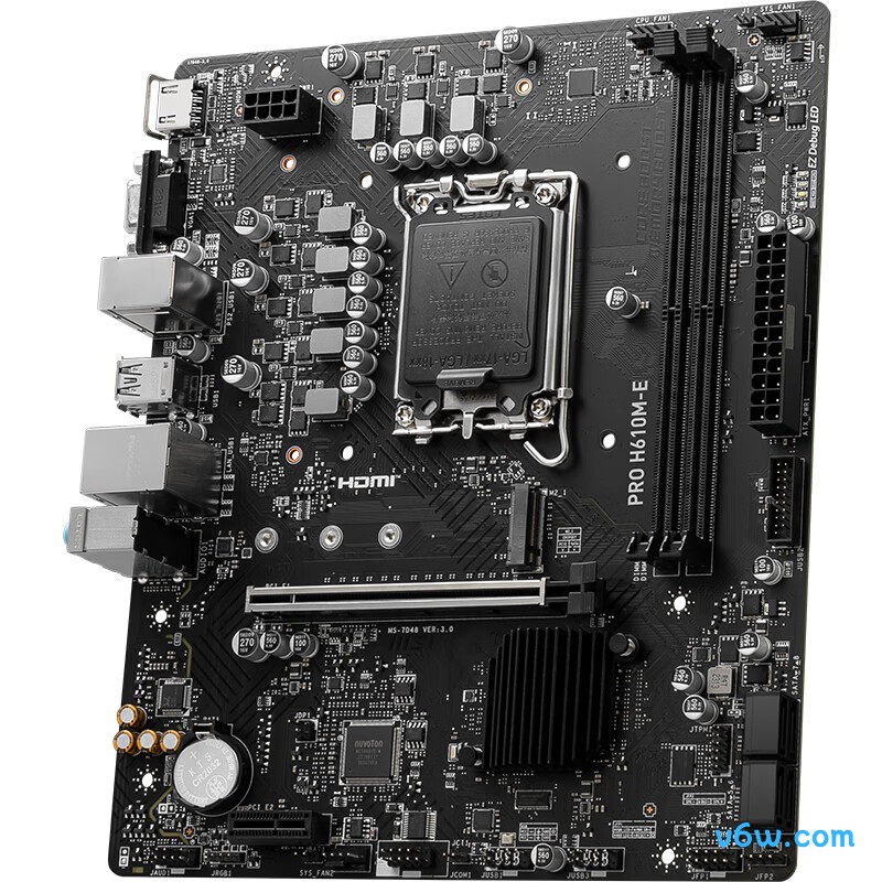 微星PRO H610M-E DDR5