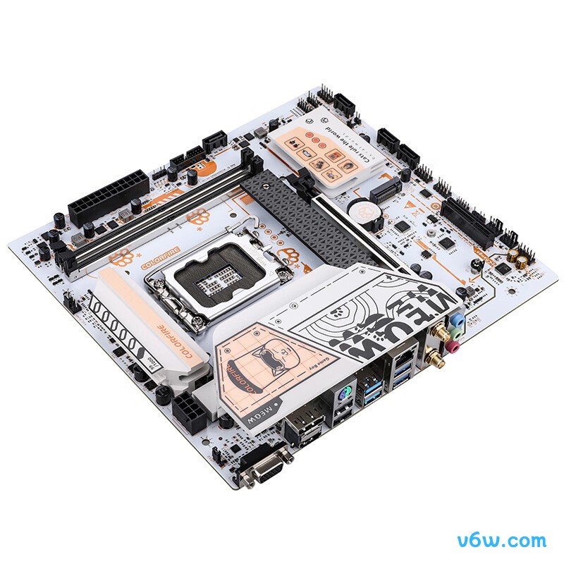 七彩虹COLORFIRE B760M-A MEOW WIFI D5橘影橙