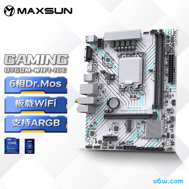 铭瑄MS-B760M GAMING WIFI ICE主板