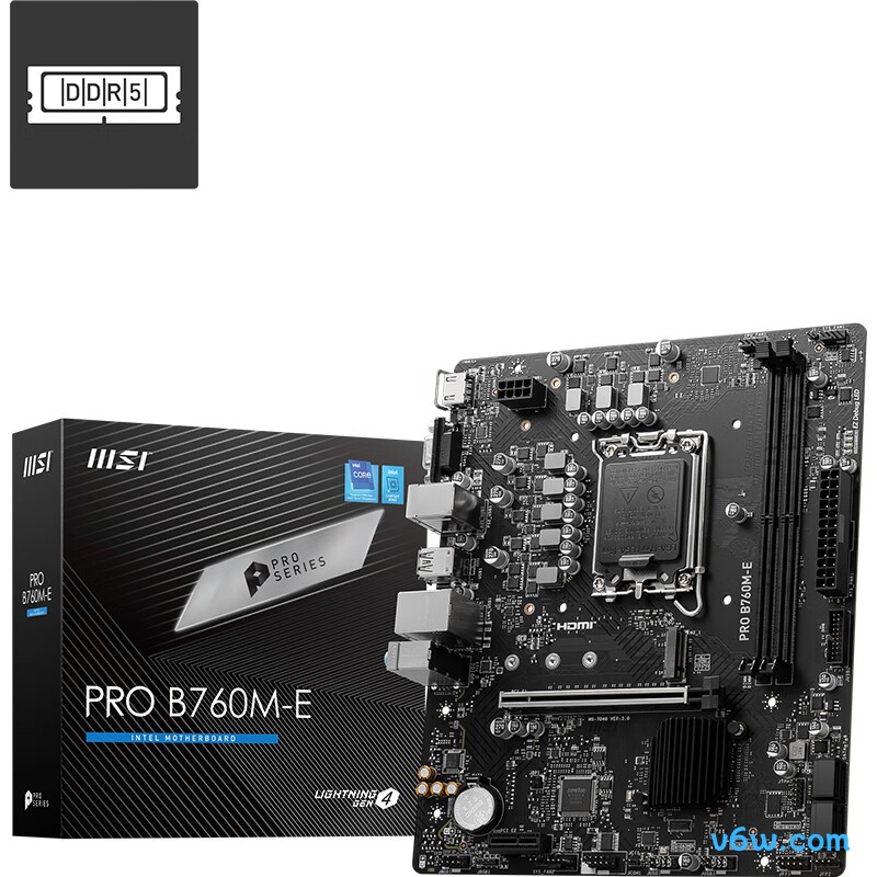 微星PRO B760M-E