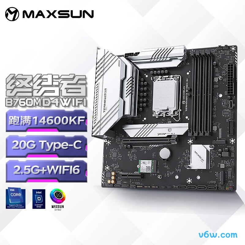 铭瑄MS-终结者 B760M D4 WIFI主板