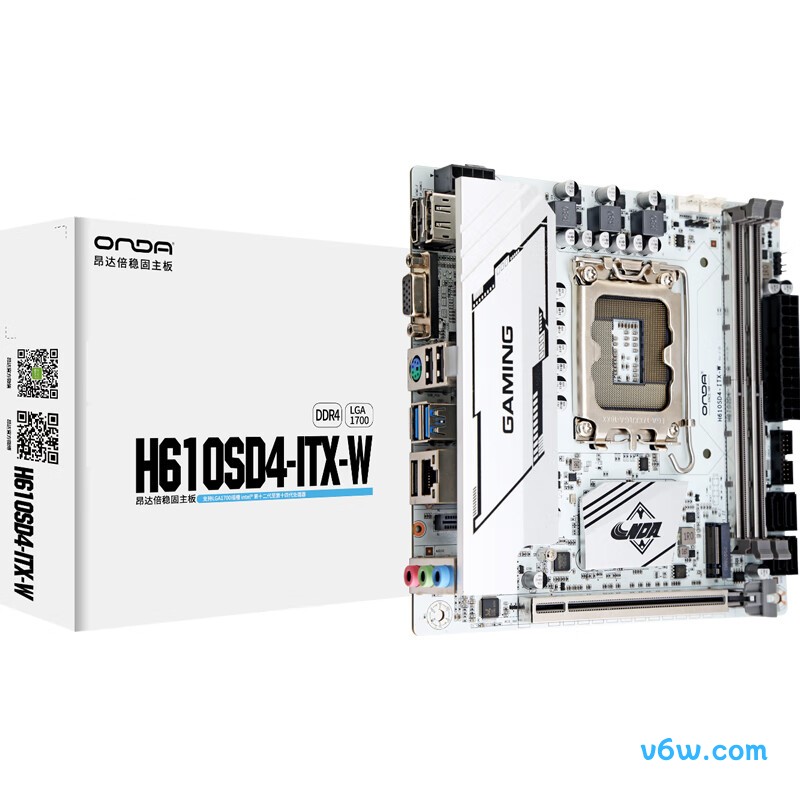 昂达H610SD4-ITX-W