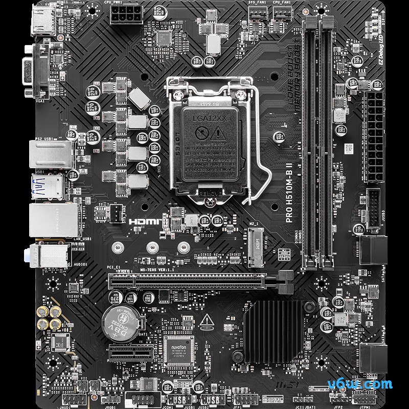 微星PRO H510M-B II