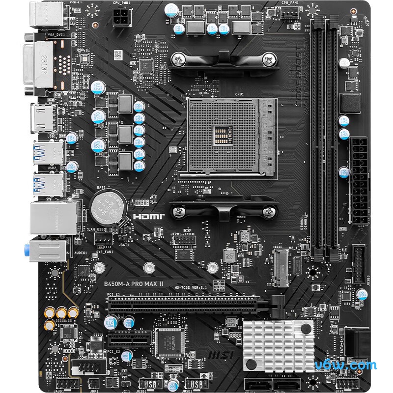 微星B450M-A PRO MAX II