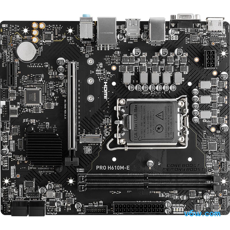 微星PRO H610M-E DDR5