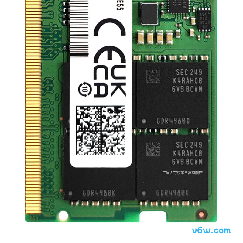 三星笔记本内存条 16G DDR5 5600频率
