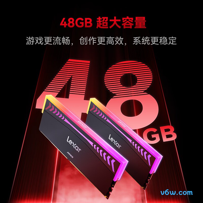雷克沙DDR5 6800 48GB(24GB×2)
