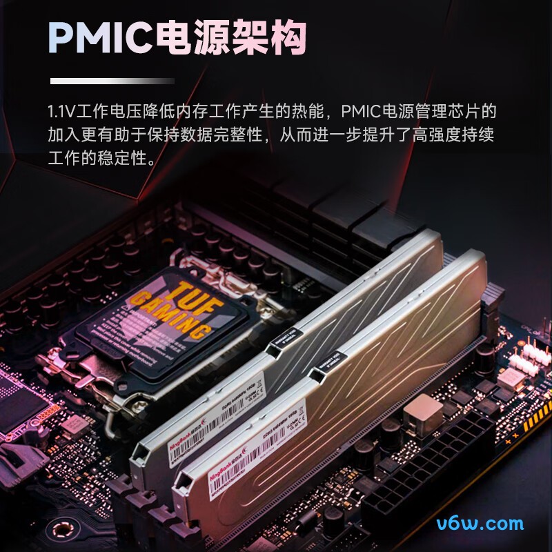 金百达64GB(32GBX2) DDR5 4800