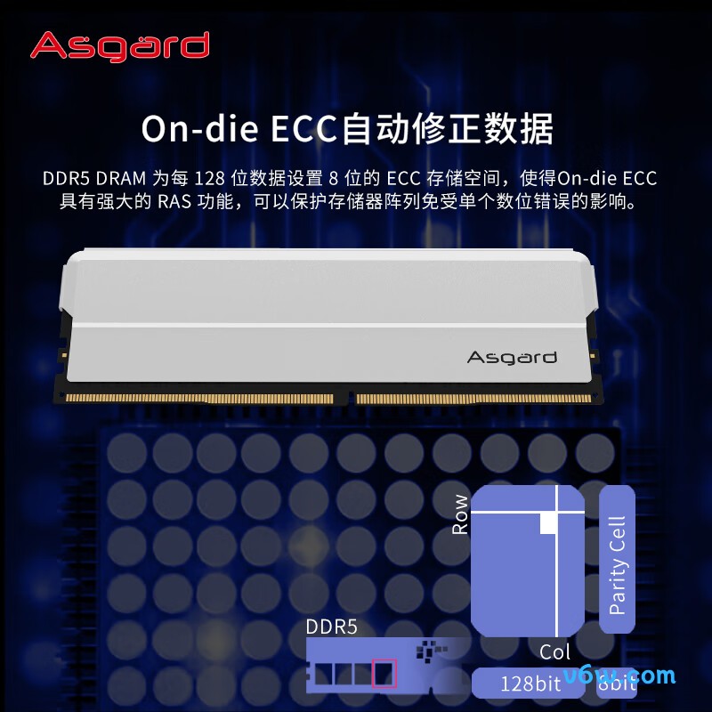 阿斯加特32GB(16GBx2) DDR5 5600台式机内存