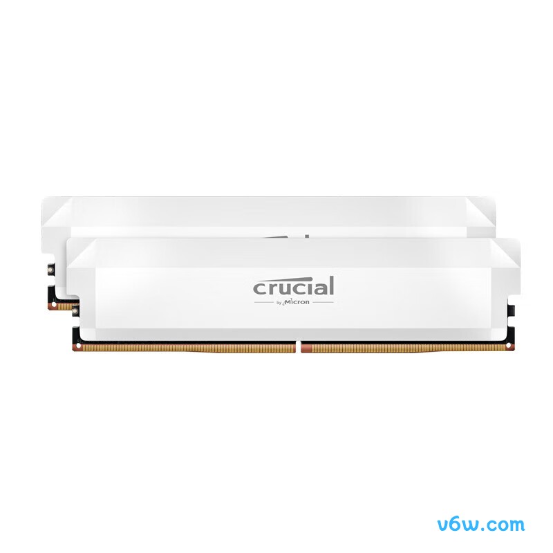Crucial英睿达 美光32GB（16GB×2）DDR5 6400 白色