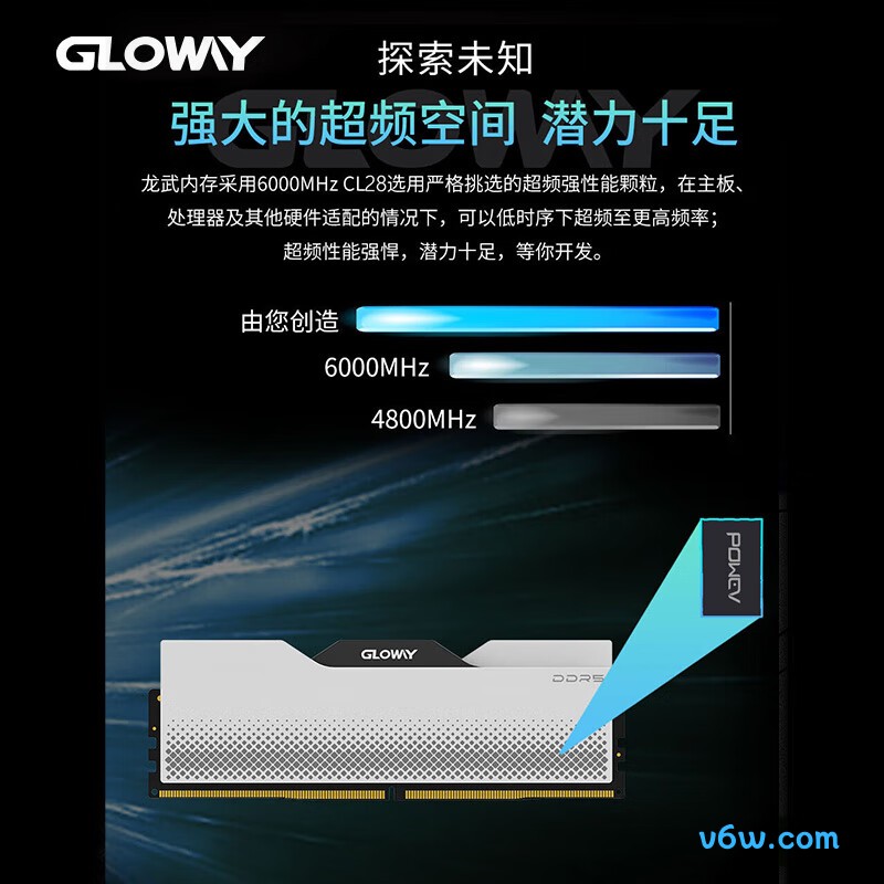 光威64GB(32GBx2) DDR5 6000