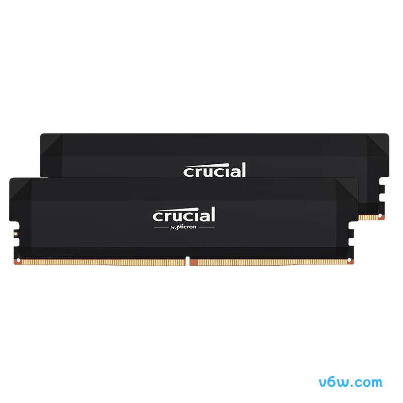 Crucial英睿达 美光32GB（16GB×2）DDR5 6400 黑色