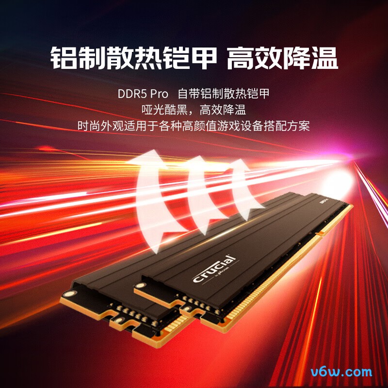 Crucial英睿达 美光 48GB（24GB×2）DDR5 6000