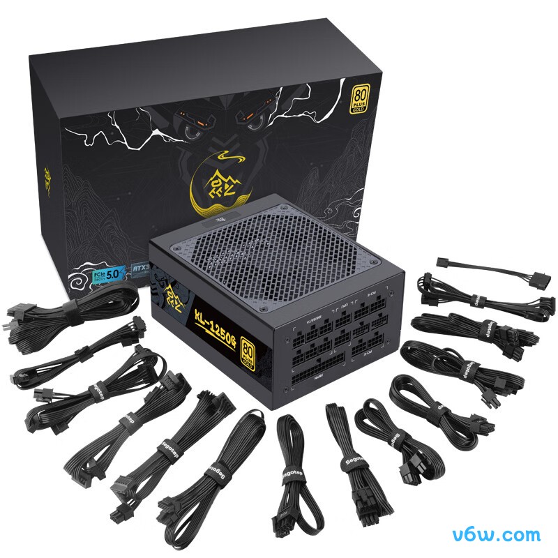 鑫谷 1250W 昆仑KL-1250G电脑电源图片