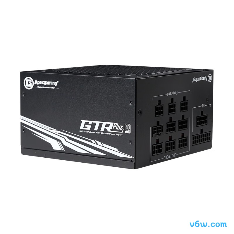 艾湃电竞 GTR Plus-1200M 1200W电脑电源图片
