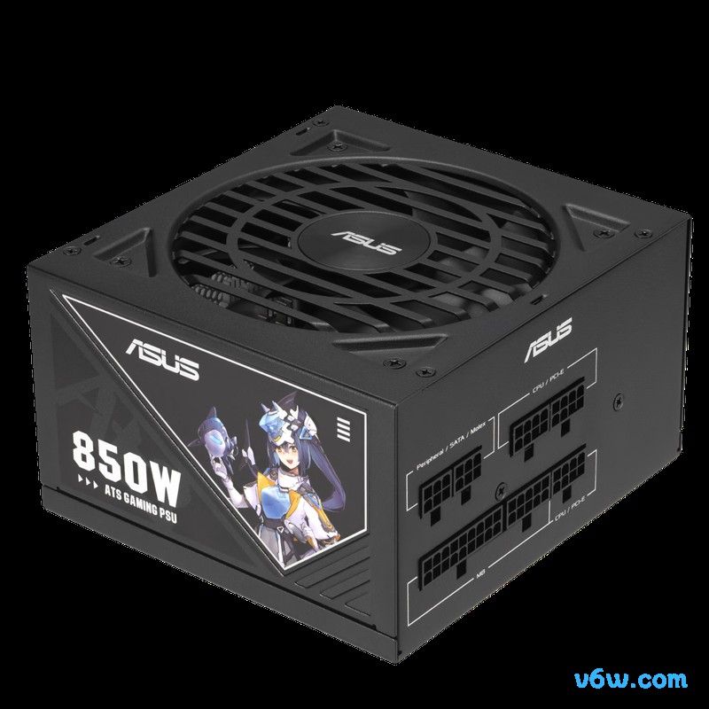 华硕ATS 850W 巨齿鲨金牌全模组电脑电源图片