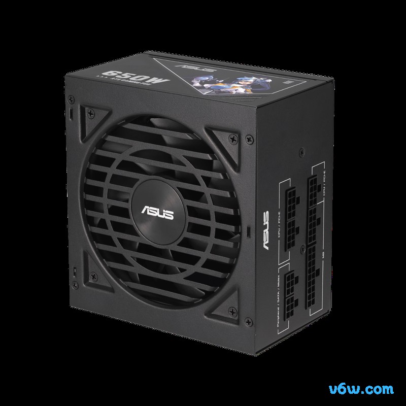 华硕ATS 650W 巨齿鲨金牌全模组电脑电源图片