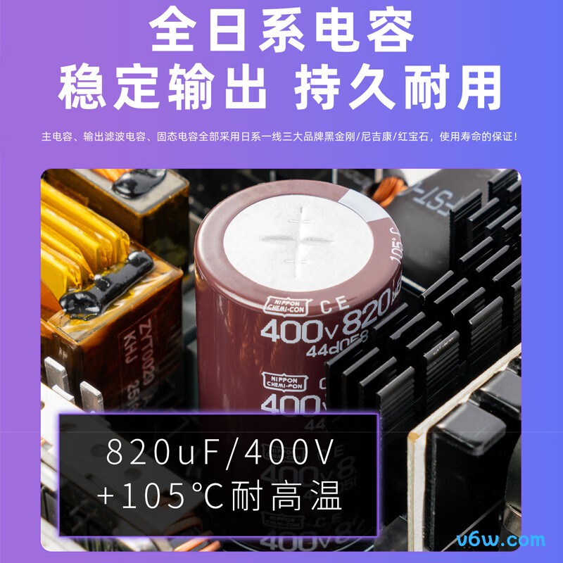 爱国者 星璨EV 1000W 金牌电脑电源图片