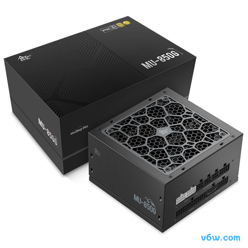 鑫谷 850W 昆仑MU-850G 金牌全模组电脑电源图片