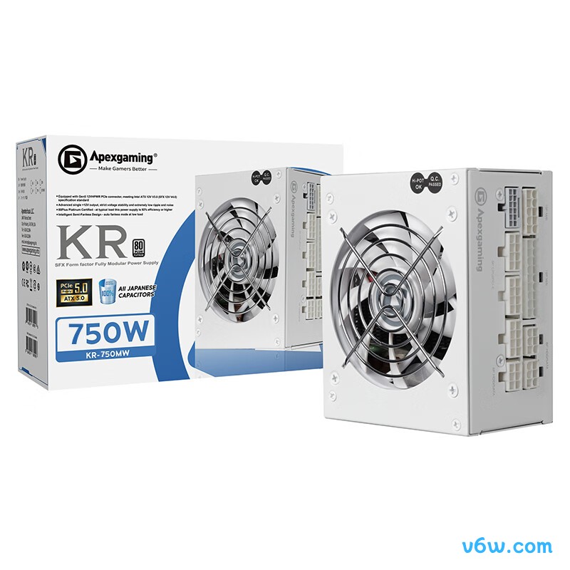 艾湃电竞 KR-750MW 750W电脑电源图片