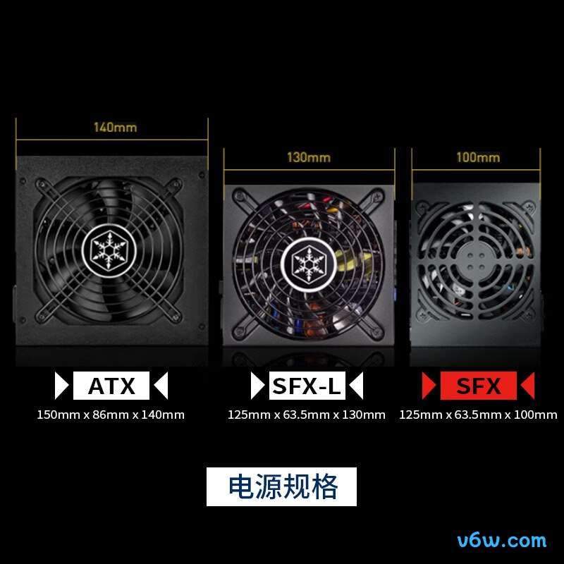 银昕 850W EX850R-PM 金牌SFX全模电脑电源图片