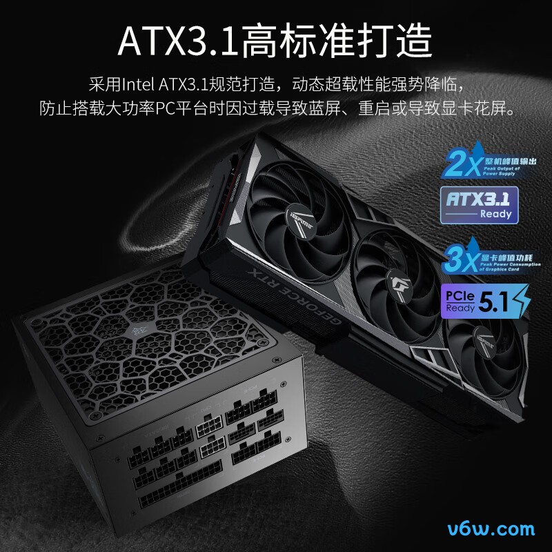 鑫谷 昆仑山海MU-1250G 金牌全模组电脑电源图片