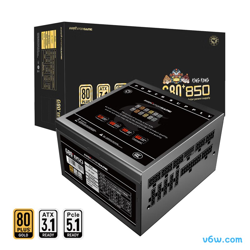 游戏悍将 G80+850 850W