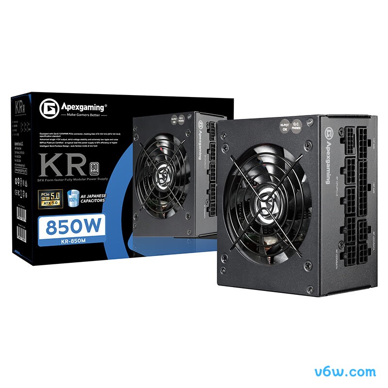 艾湃电竞 KR-850M 850W电脑电源图片