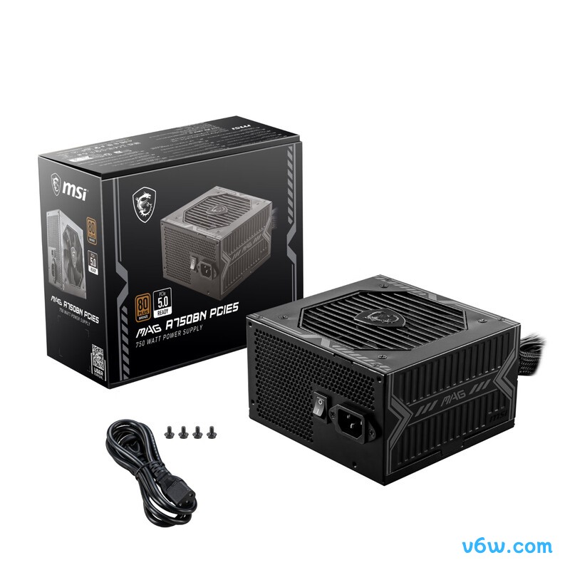 微星 750W 游戏迫击炮电脑电源图片