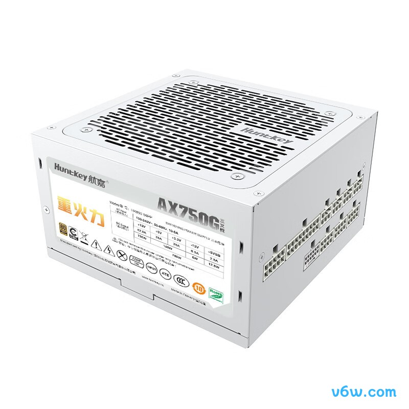 航嘉 重火力AX750G三叉戟金牌750W