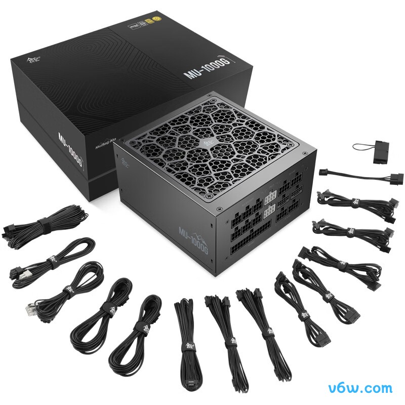 鑫谷 1000W 昆仑MU-1000G 金牌全模组电脑电源图片