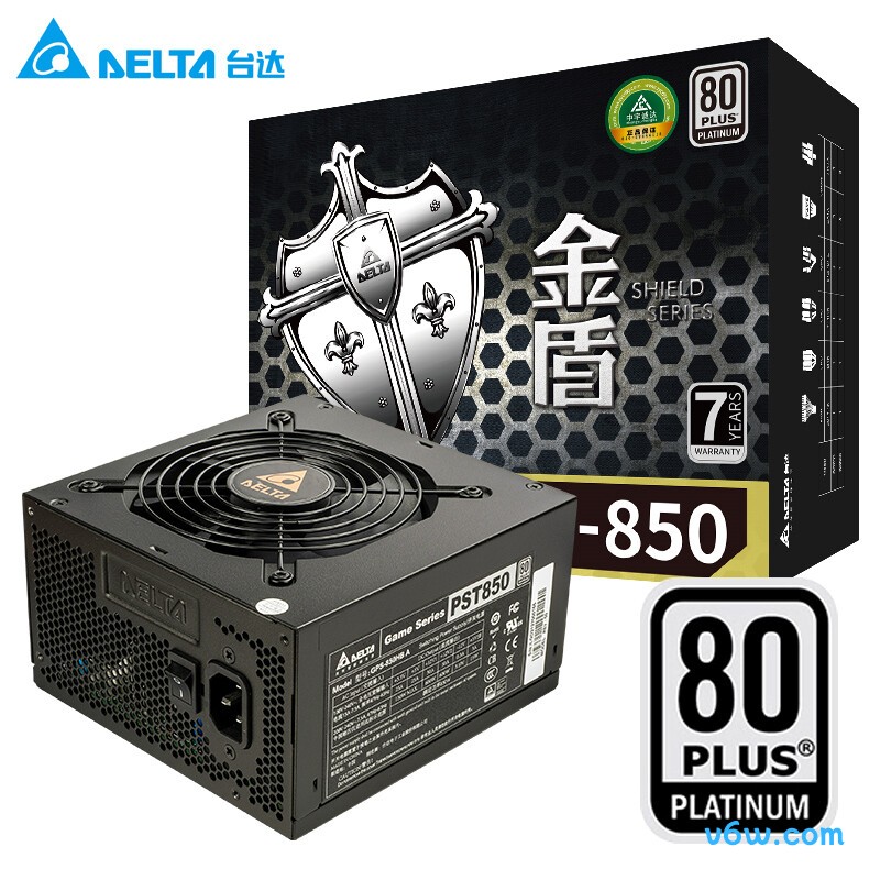 台达 850W PST金850电脑电源图片