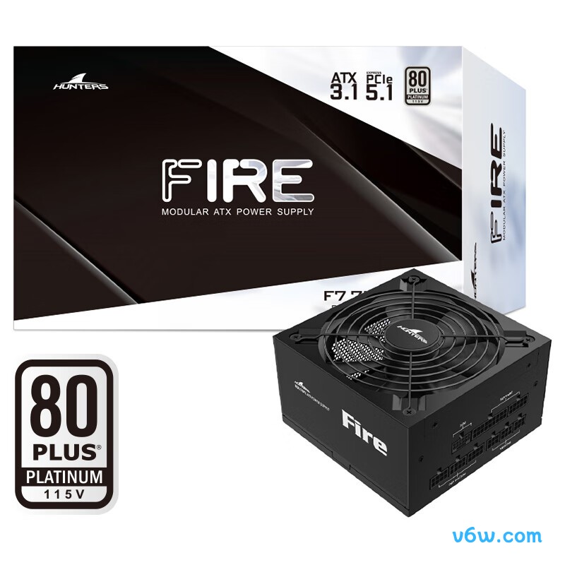 长城 750W F7金牌全模组电脑电源图片
