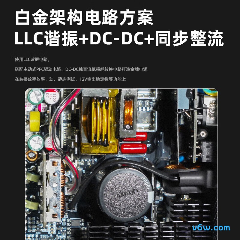 爱国者 ES SUPER 1250W 金牌全模组电脑电源图片