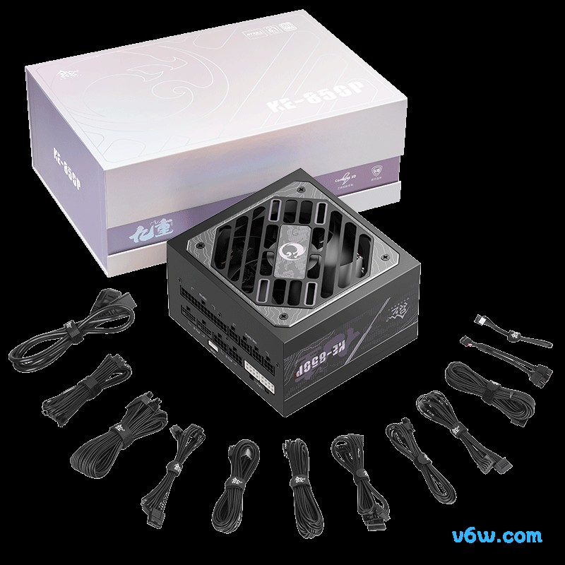 鑫谷 850W 昆仑九重KE-850P白金电脑电源图片