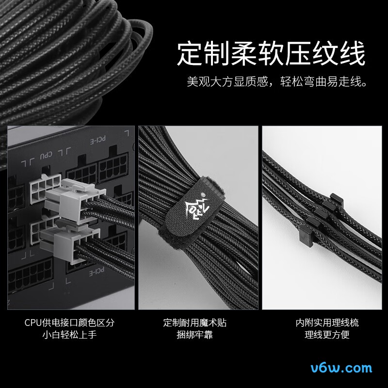 鑫谷 昆仑山海MU-1250G 金牌全模组电脑电源图片
