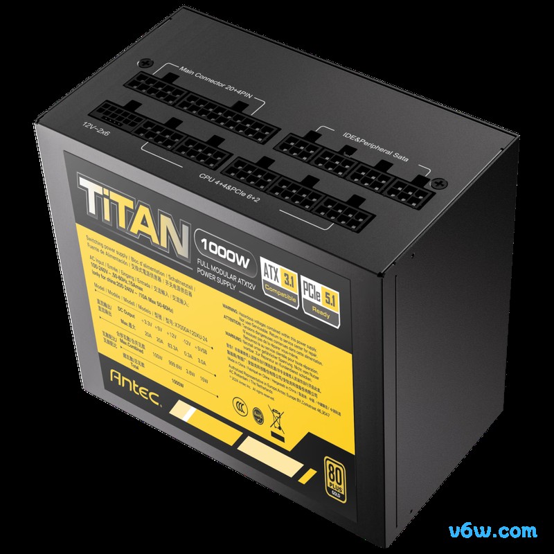 安钛克Antec1000W Titan电脑电源图片