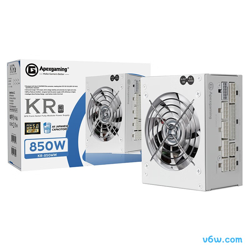 艾湃电竞 KR-850MW 850W电脑电源图片