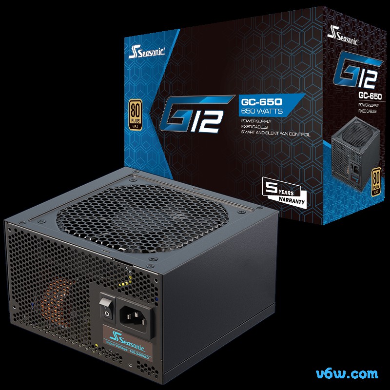 海韵 650W G12金牌电脑电源图片