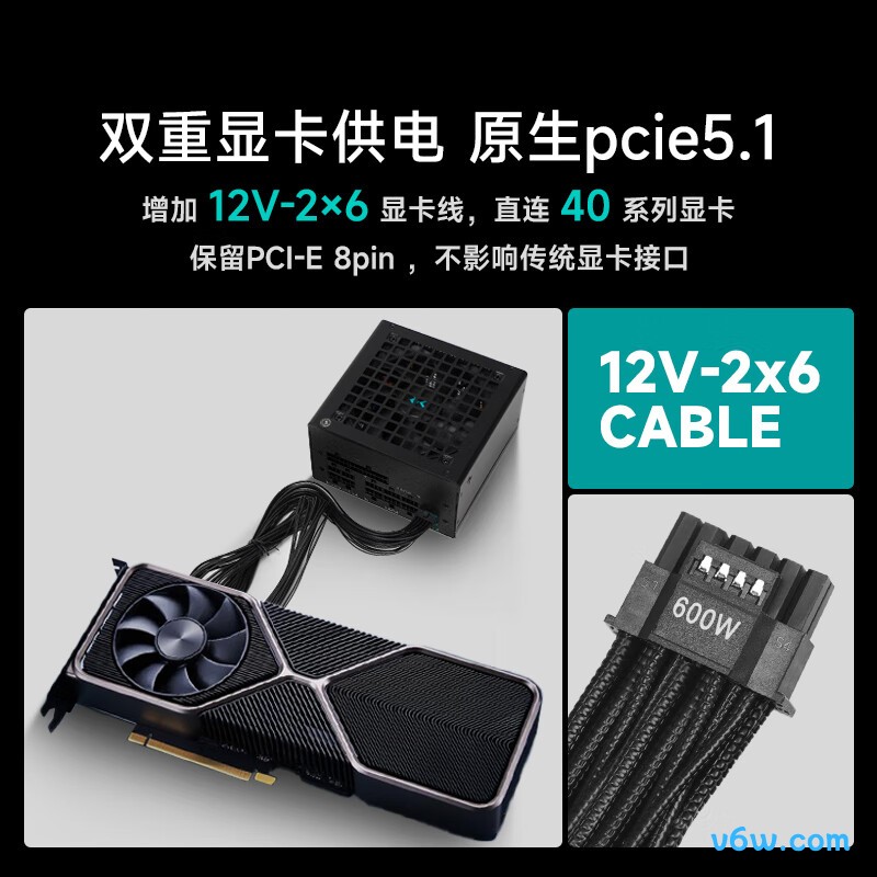九州风神 1200W 金牌电脑电源图片