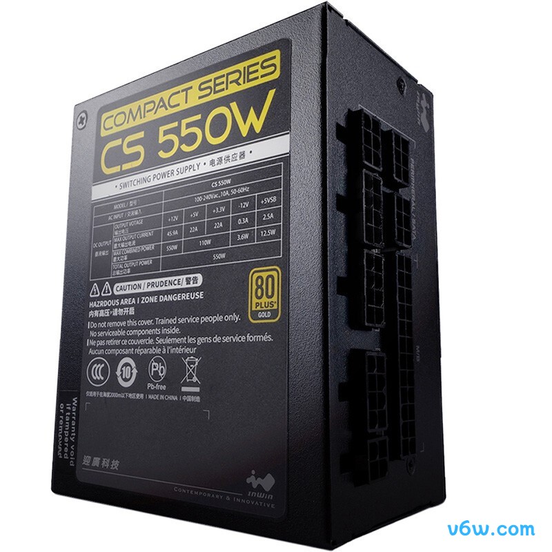 迎广 CS550 550W SFX金牌全模组电脑电源图片