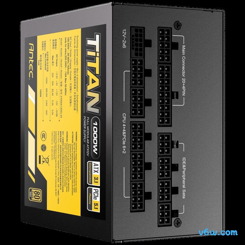 安钛克Antec1000W Titan电脑电源图片