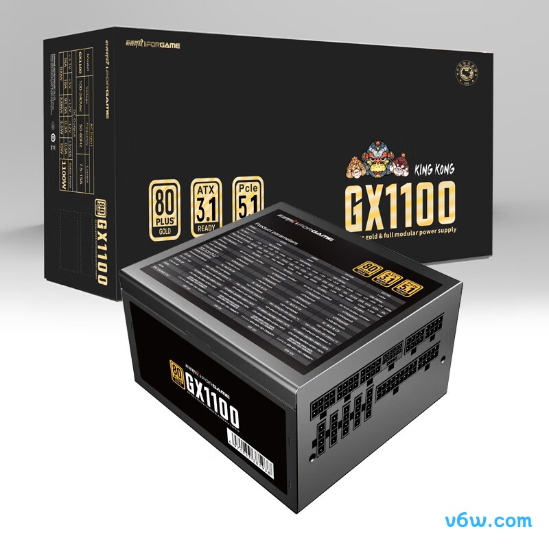 游戏悍将 GX1100 1000W电脑电源图片