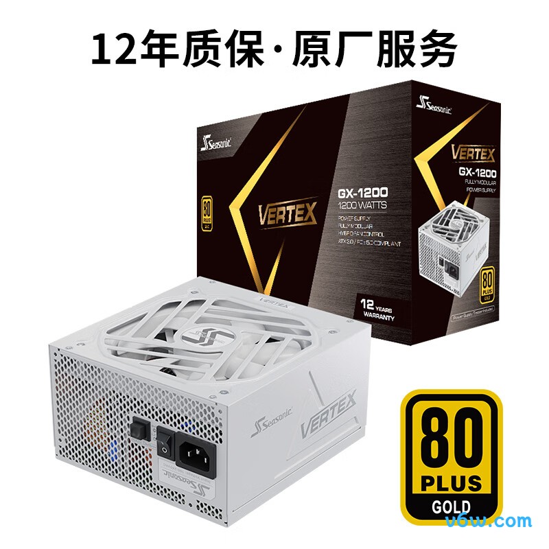 海韵 1200W 金牌VERTEX峰睿电脑电源图片