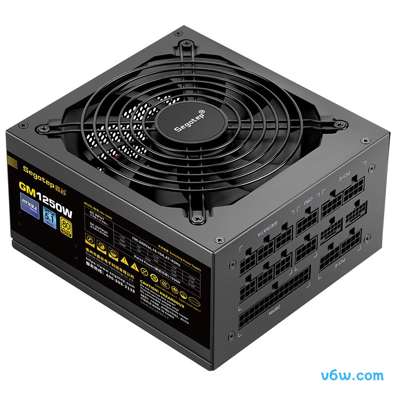 鑫谷 GM1250W 金牌全模组电脑电源图片